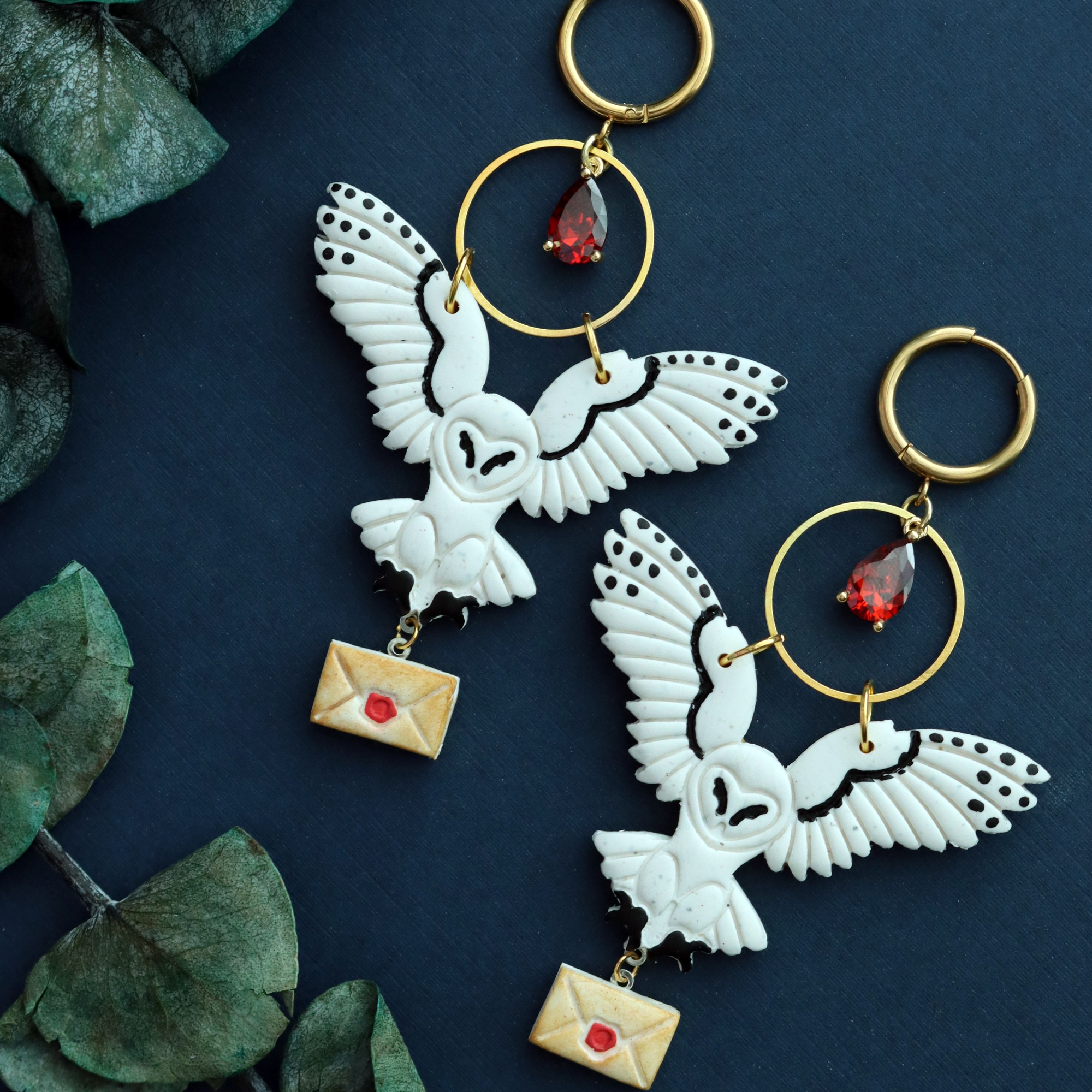Hedwig Owl Earrings